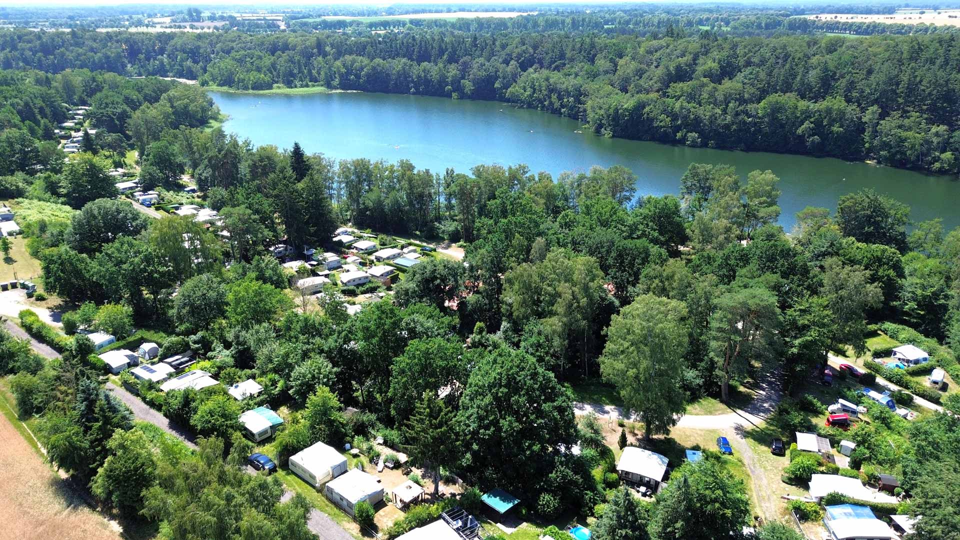 Seeplätze Naturcampingplatz Salem